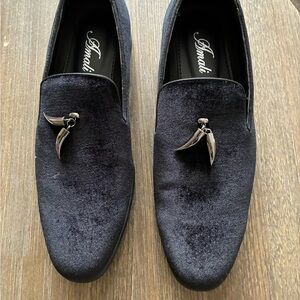Amalfi Men's Midnight Velvet Loafers